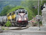 Approaching the grade crossing